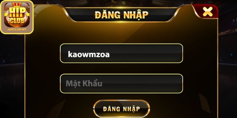 Quy trình đăng nhập HIPCLUB nhanh chóng và an toàn